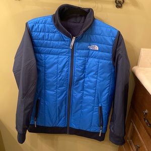 Boys L North Face Reversible Coat